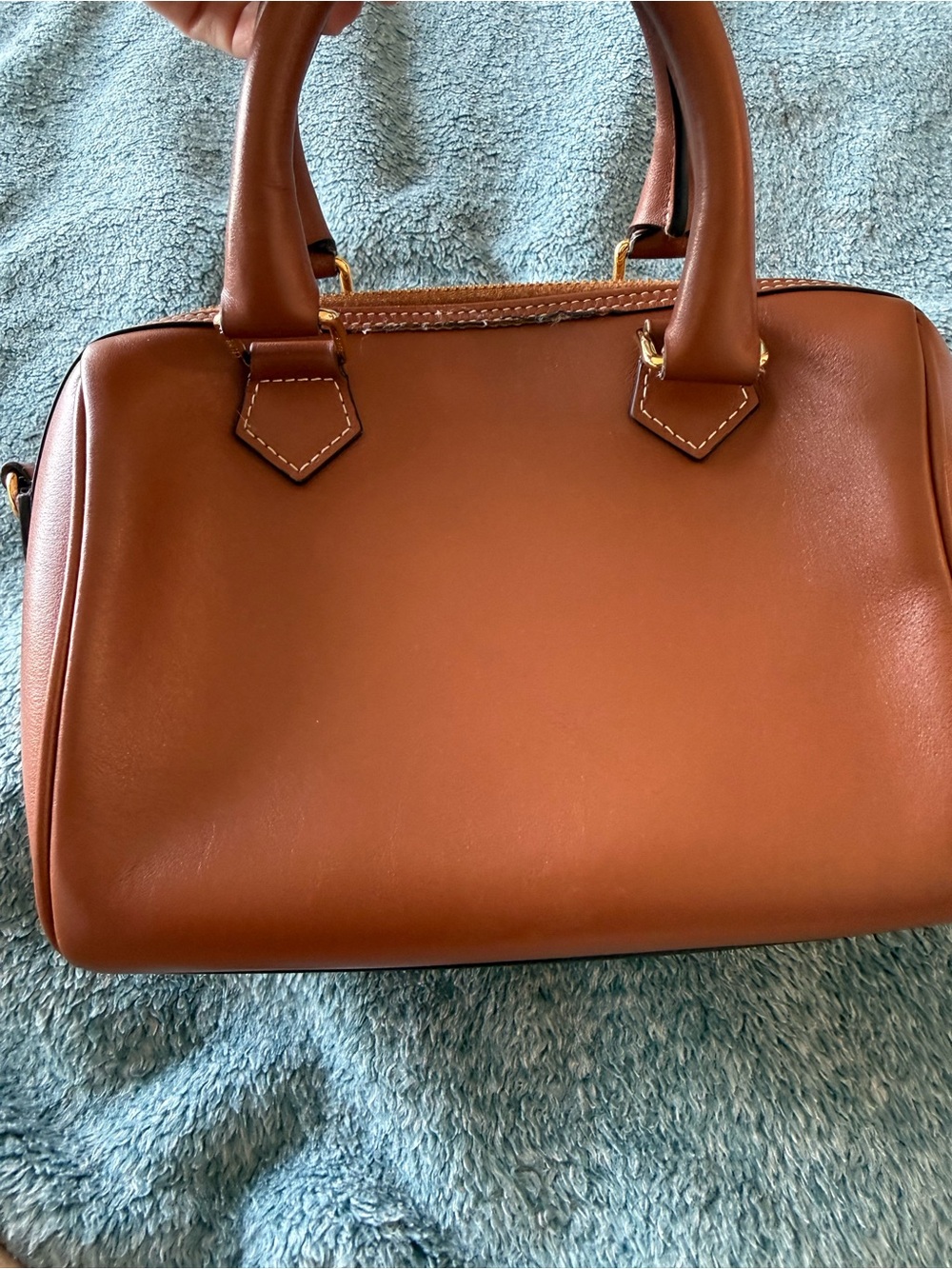 Celine Brown Calfskin Small Boston Triumphe Bag - Picture 8 of 16